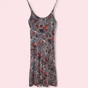 Loft Floral Sun Dress with Cami Size XS